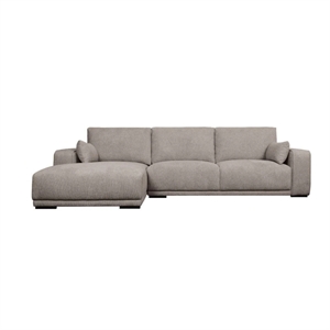 California chaiselong sofa - Beige stof - Mål: 170 x 305 cm.